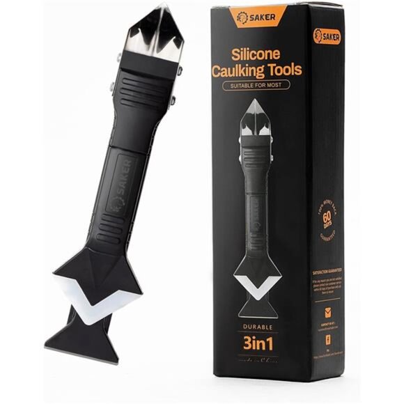 Silicone Caulking Tools-3 in 1 Sealant Finishing Tool Grout Remove Scraper - Picture 1 of 6